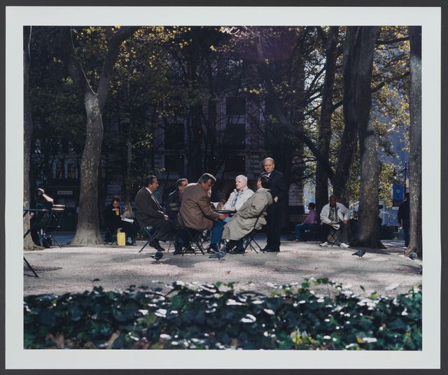 Joseph Maida, Men in Park, 2001.
